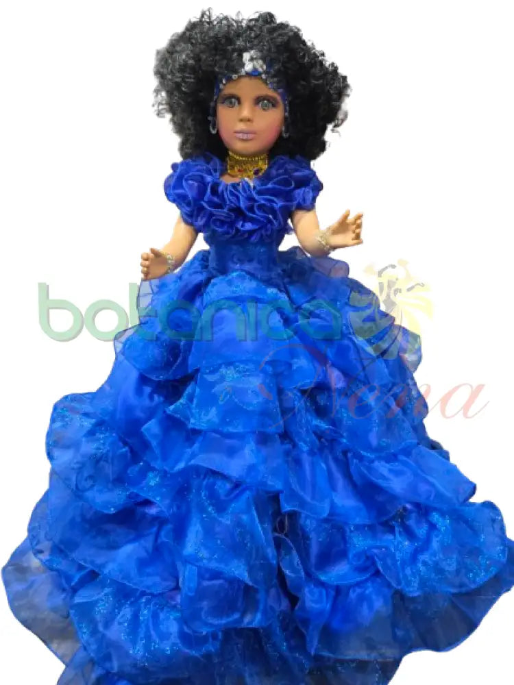 Muñeca Grande 24’’ Azul - Yemaya