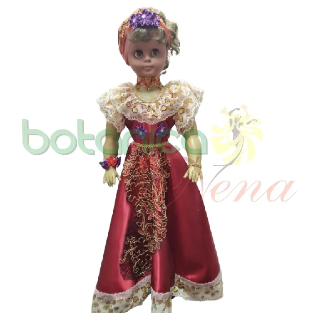 Muñeca Grande 30" Roja - Botanica Nena