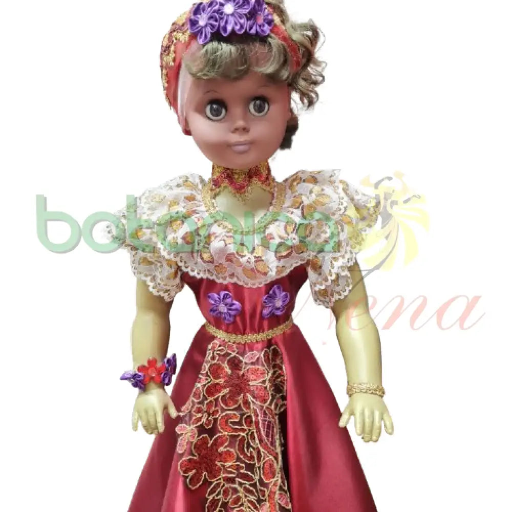 Muñeca Grande 30" Roja - Botanica Nena