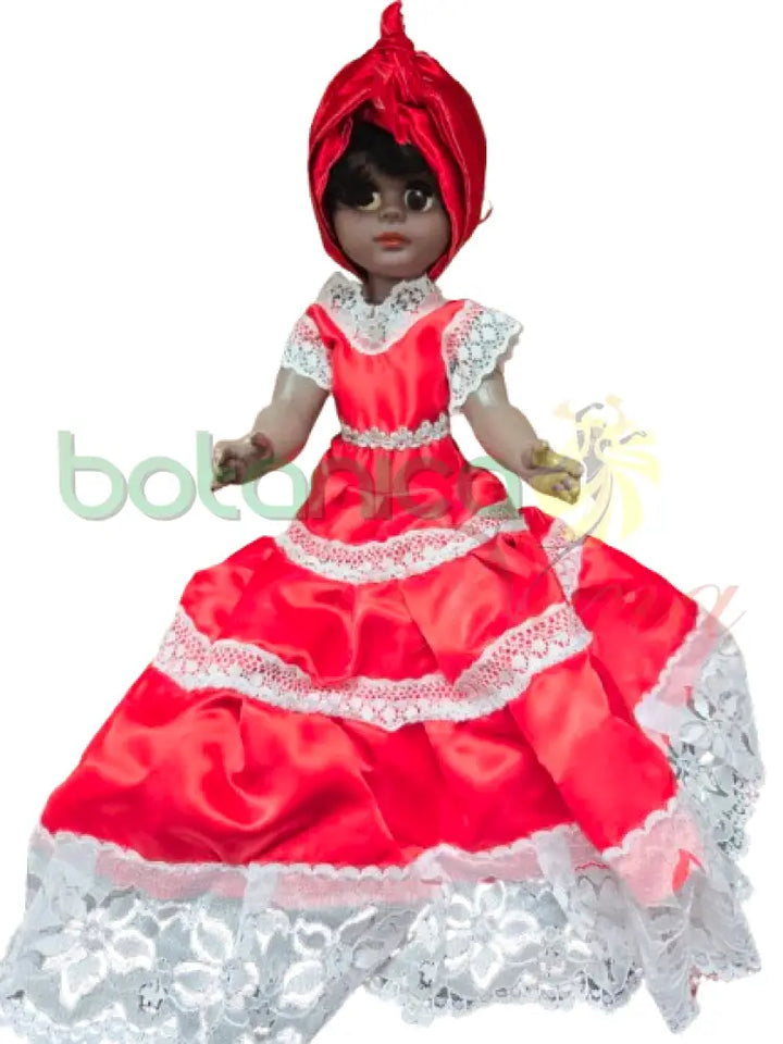 Muñeca Pequeña 13’’ Roja - Shango o Eleggua