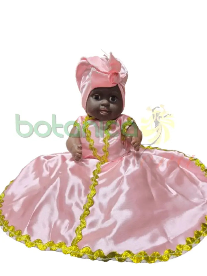 Muñeca Pequeña 13’’ Rosada - Obba 11’’H