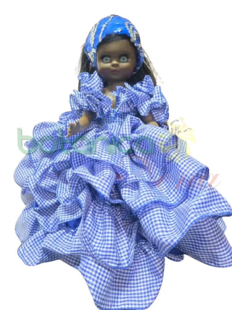 Muñeca Pequeña 14’’ Azul Guinga - Yemaya