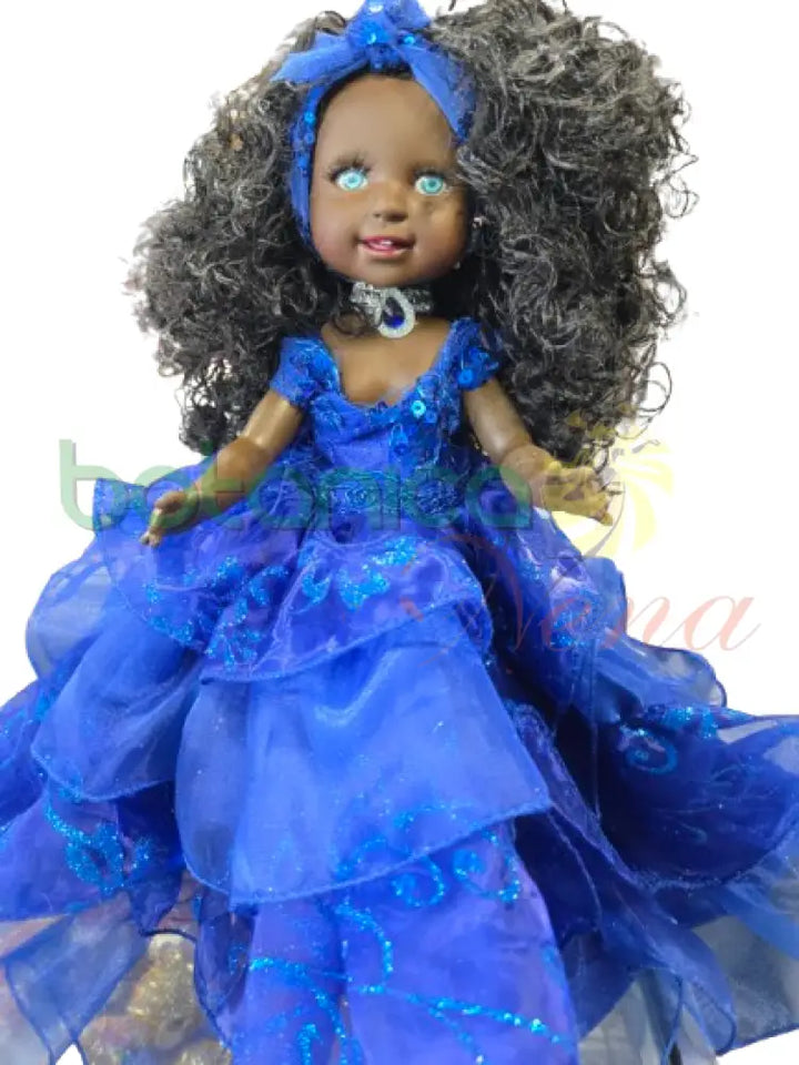 Muñeca Pequeña 14’’ Azul - Yemaya