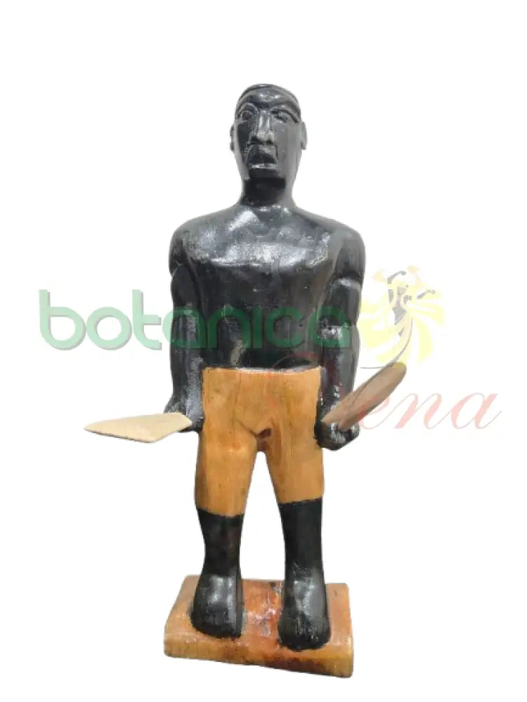 Negro Congo De Madera Color amarillo 12.5’’ Aprox