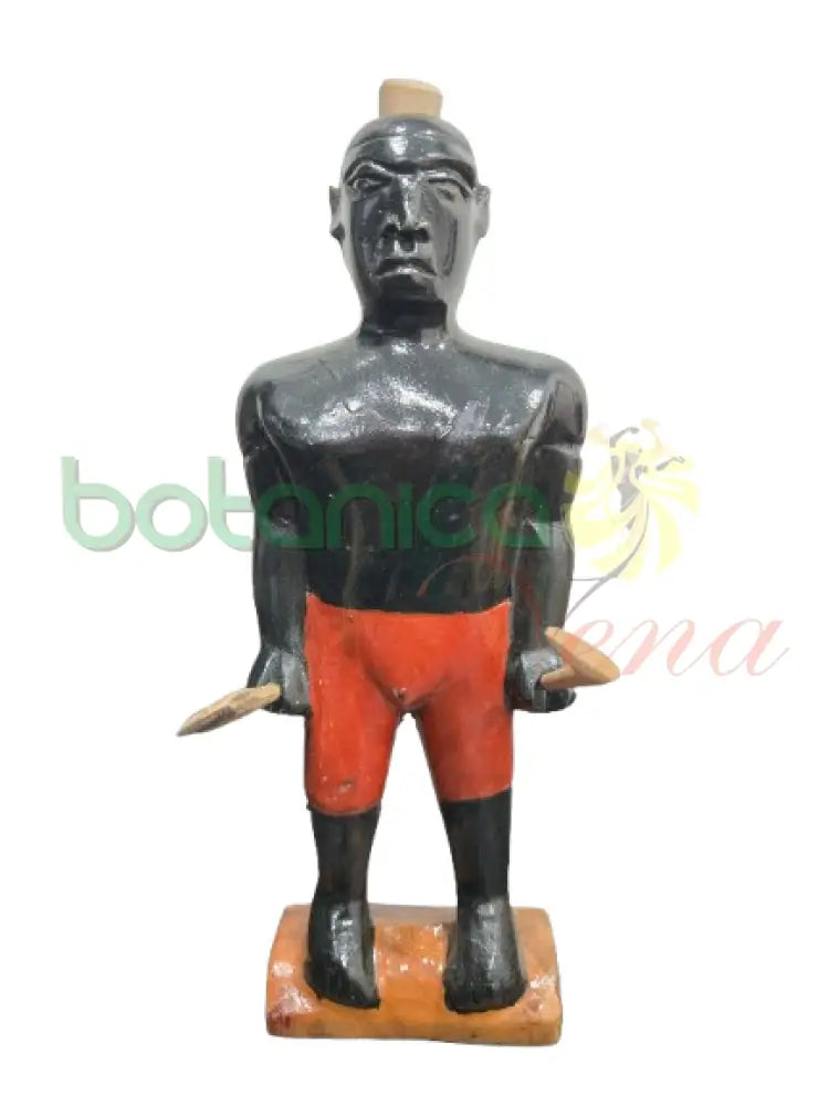 Negro Congo De Madera Color Rojo 12.5’’ Aprox