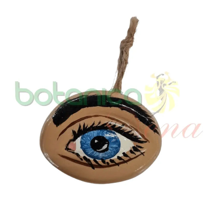 Ojo colgante en Yeso pequeño 2.5" H x3"W - Botanica Nena