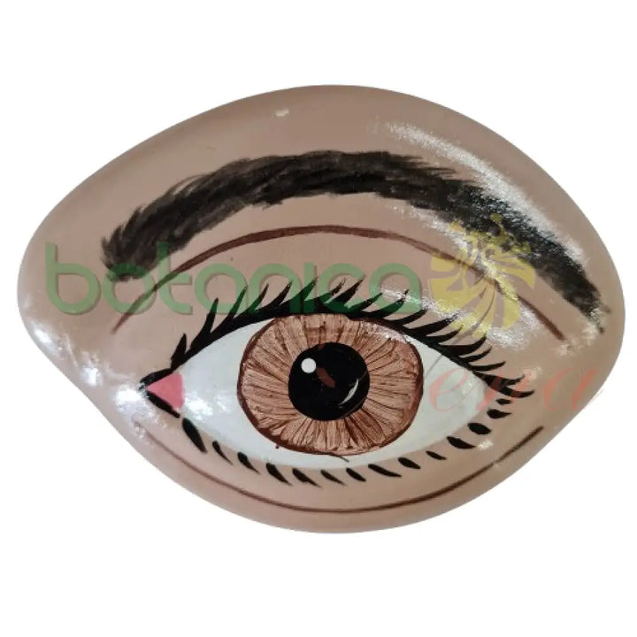 Ojo Colgante grande en Yeso 5"Alto x 3.8"Ancho - Botanica Nena