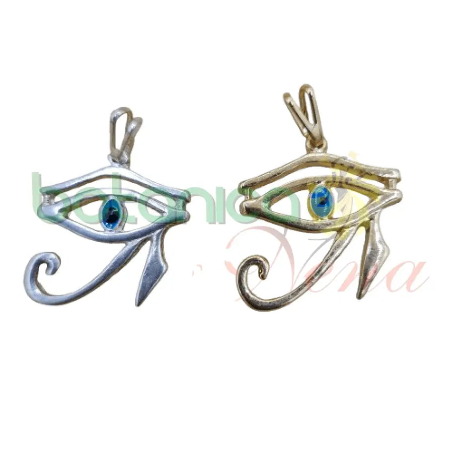 Ojo Egipcio - Egypcio 1"H Baño de Plata y Oro - Botanica Nena