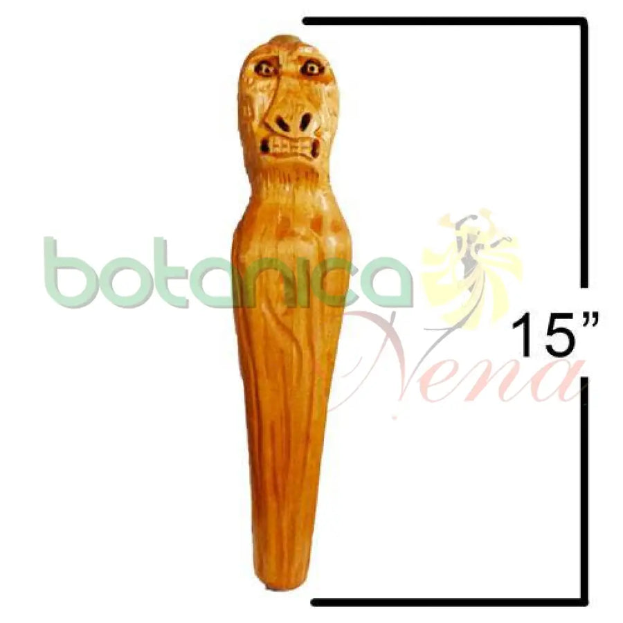 Okumambo De Shango 15"X3" Tallado en Cedro - Botanica Nena