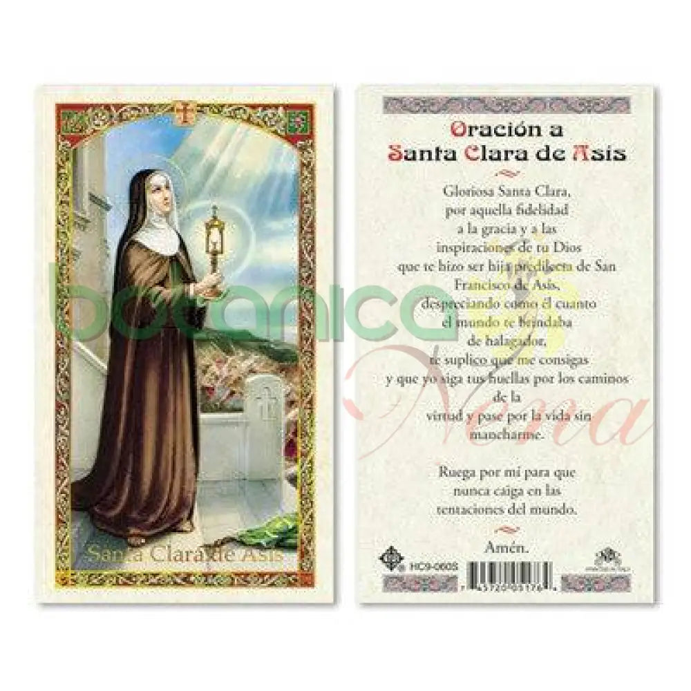 Oracion a Santa Clara de Asis - Botanica Nena