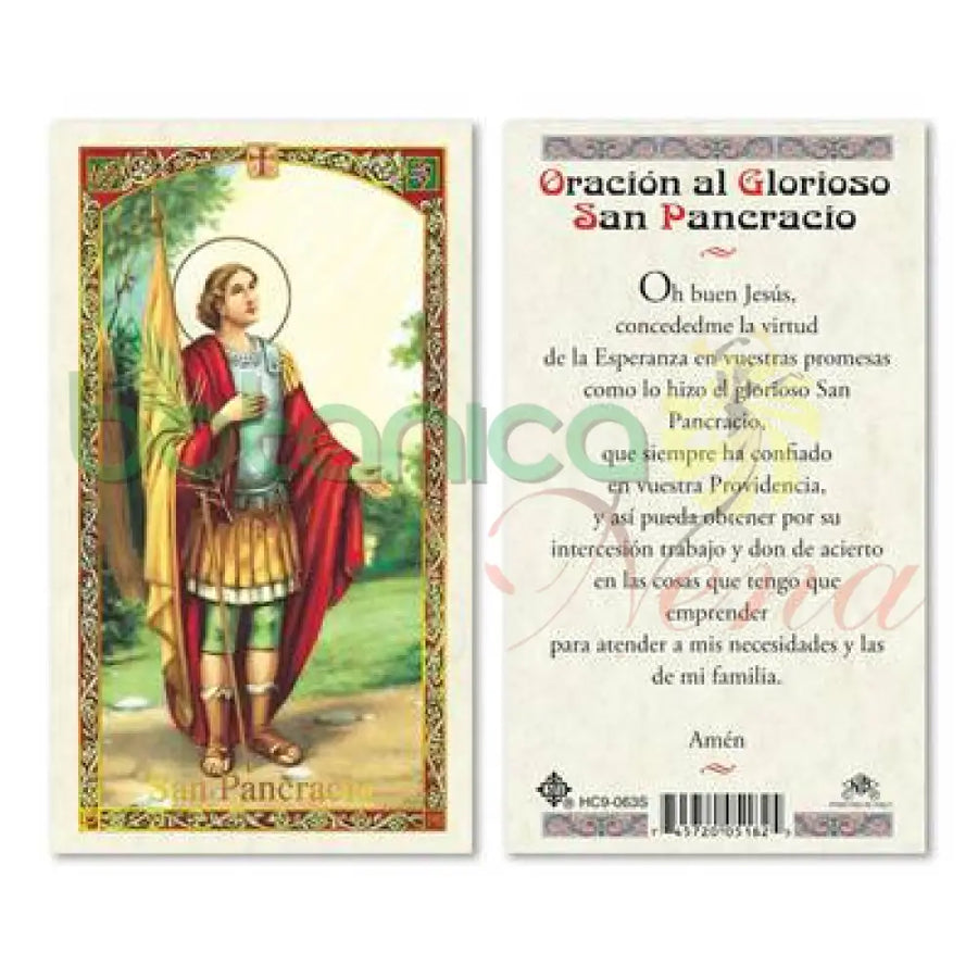 Oracion al Glorioso San Pancracio - Botanica Nena
