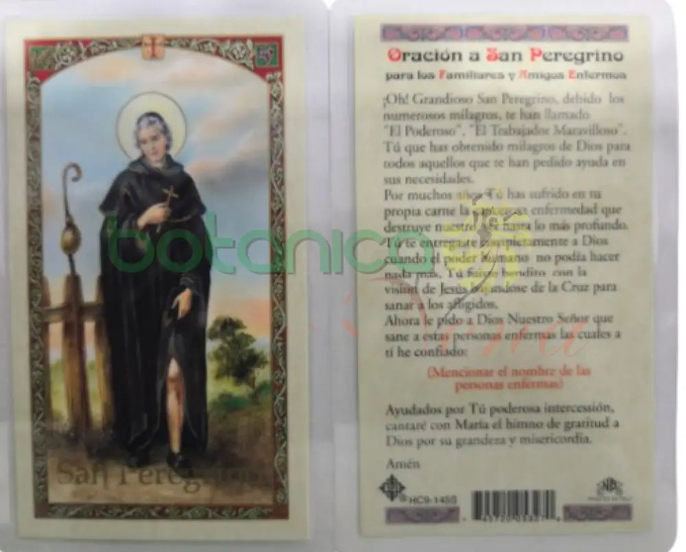Oracion San Peregrino