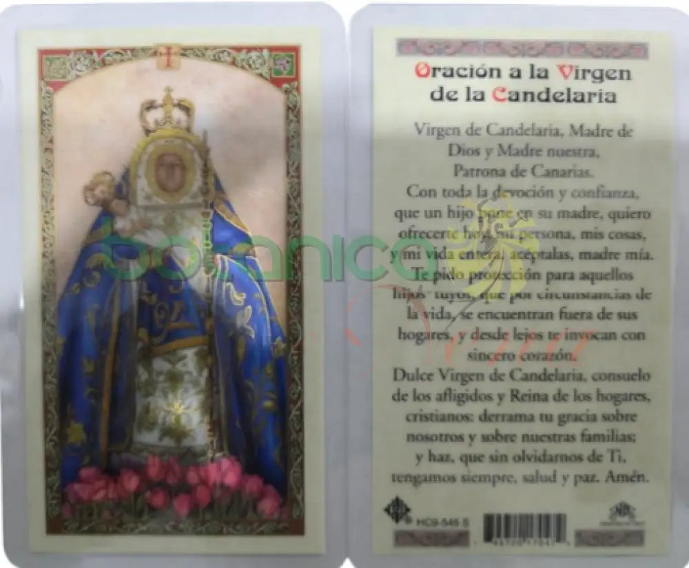 Oracion Virgen de la Candelaria