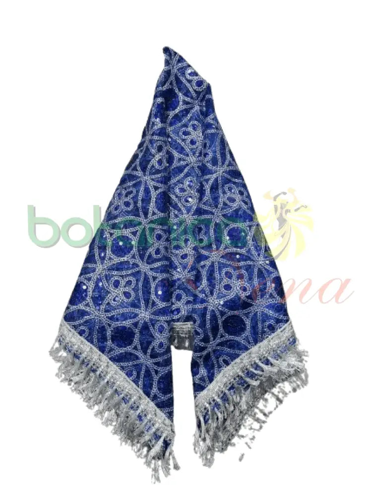 Pañuelo bordado y con lentejuelas para Santos #25 - Botanica Nena