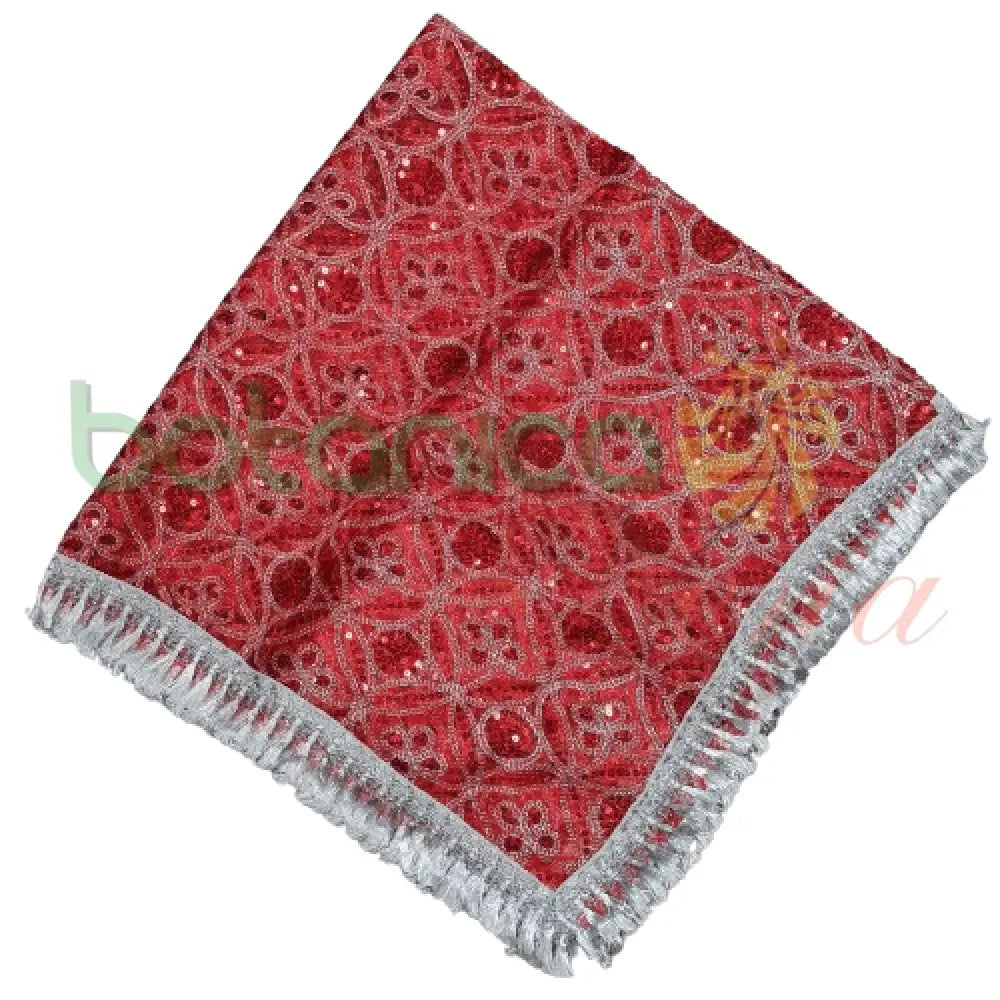 Pañuelo bordado y con lentejuelas para Santos #25 - Botanica Nena