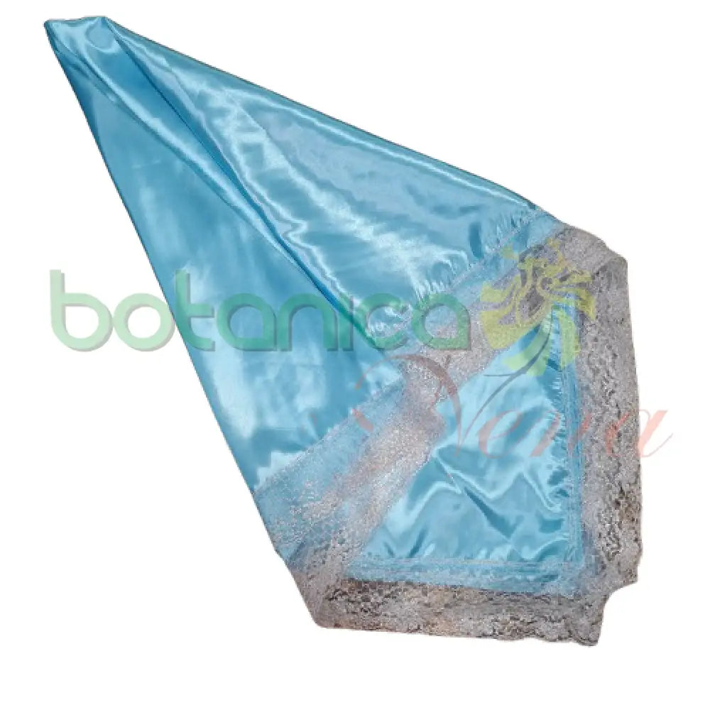 Pañuelo liso con borde en encaje #18 - Botanica Nena