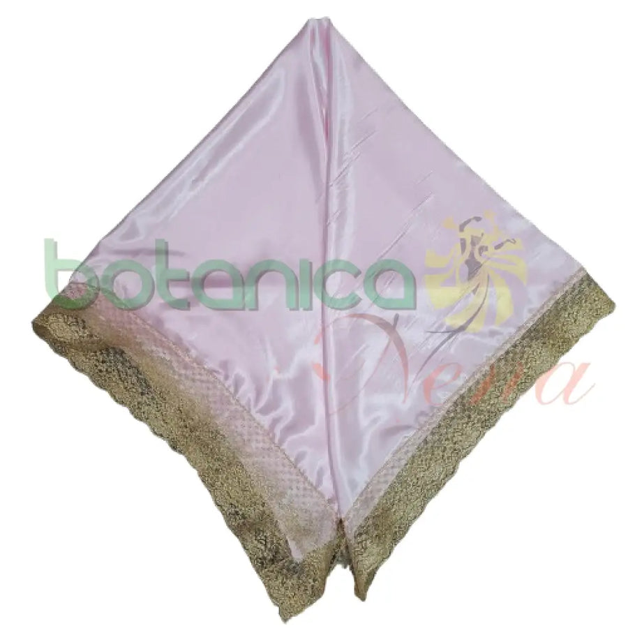 Pañuelo liso con borde en encaje #18 - Botanica Nena