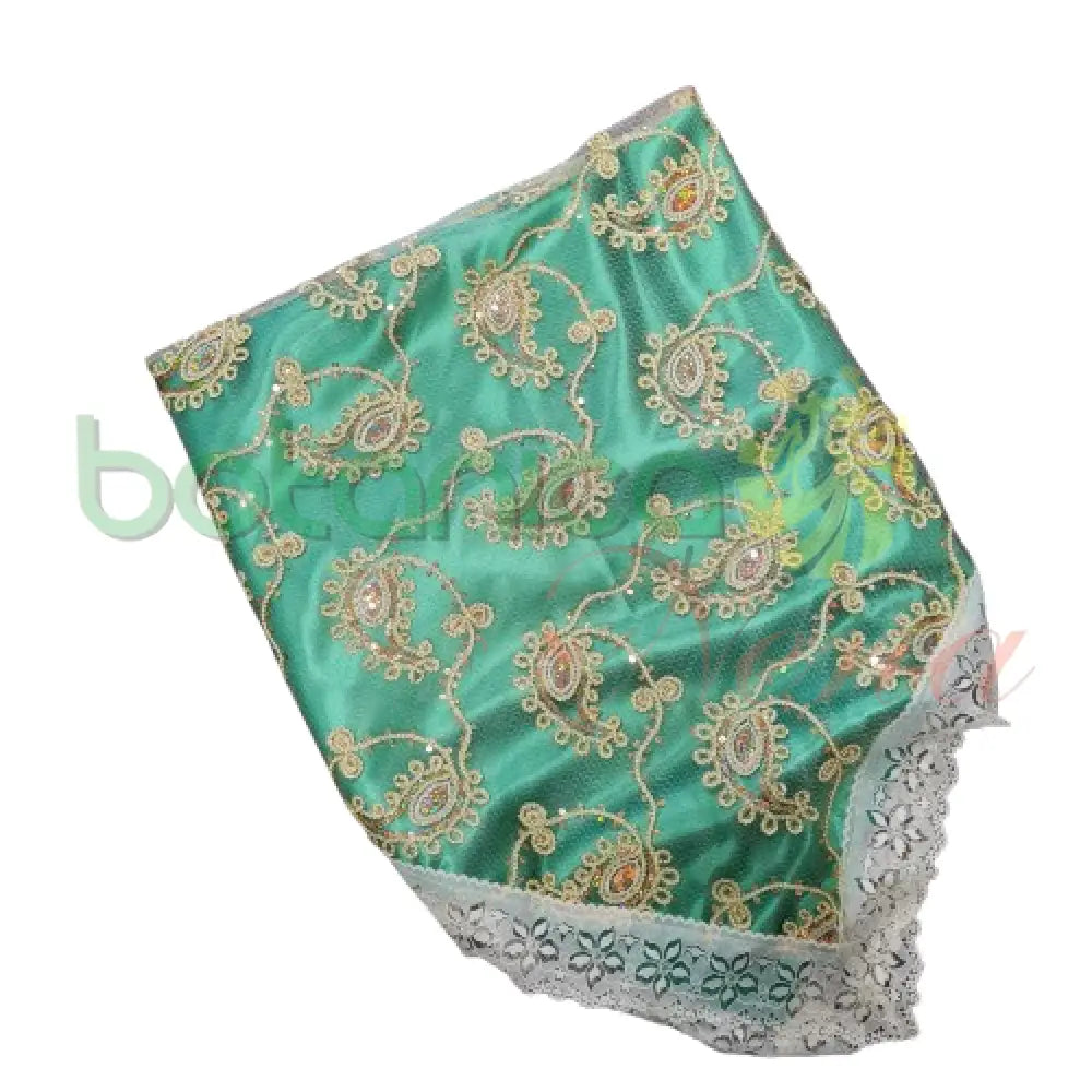 Pañuelo para Santos con forro y bordado en brillantes #45 - Botanica Nena