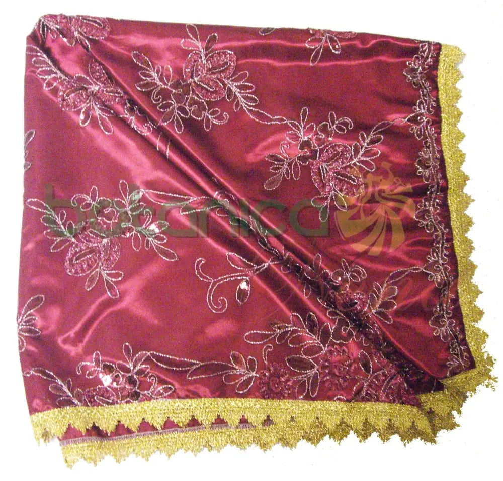 Pañuelo para Santos con forro y bordado en brillantes #45 - Botanica Nena