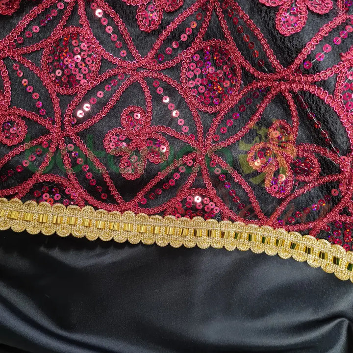 Pañuelo para Santos con forro y bordado en brillantes #45 - Botanica Nena