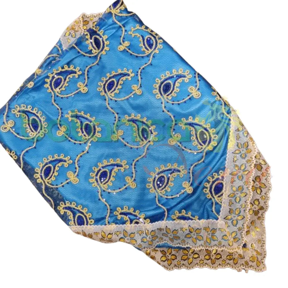 Pañuelo para Santos con forro y bordado en brillantes #45 - Botanica Nena