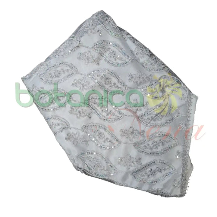 Pañuelo para Santos con forro y bordado en brillantes #45 - Botanica Nena