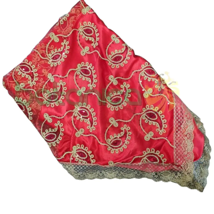 Pañuelo para Santos con forro y bordado en brillantes #45 - Botanica Nena