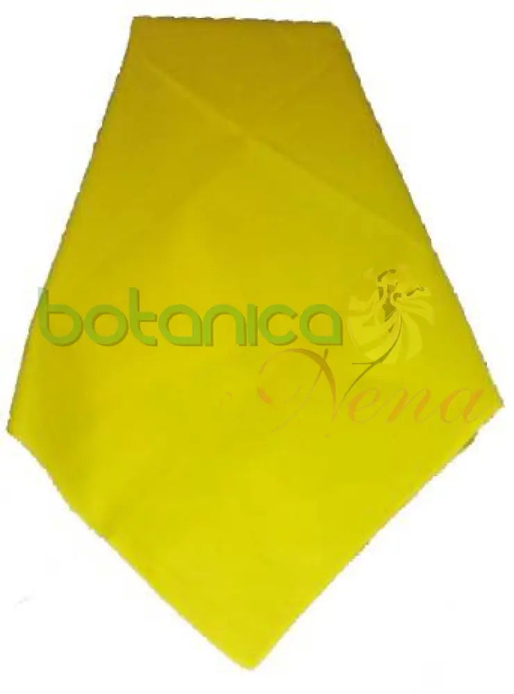 Pañuelo Amarillo  21" . x 21" - Botanica Nena