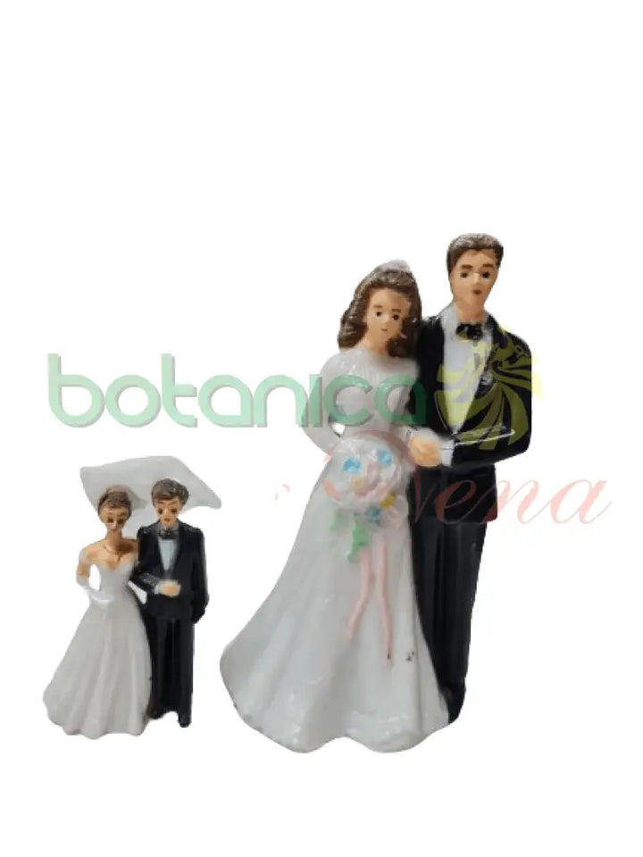 Pareja Matrimonio  - Plastico 2 tamaños - Botanica Nena