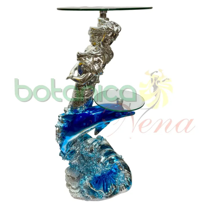 Pedestal/Base doble De Sirena y Delfin
