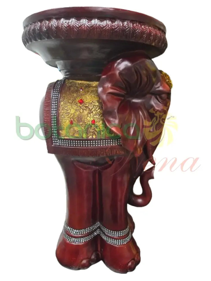 Pedestal / Base Elefante Shango / Orula Cherry