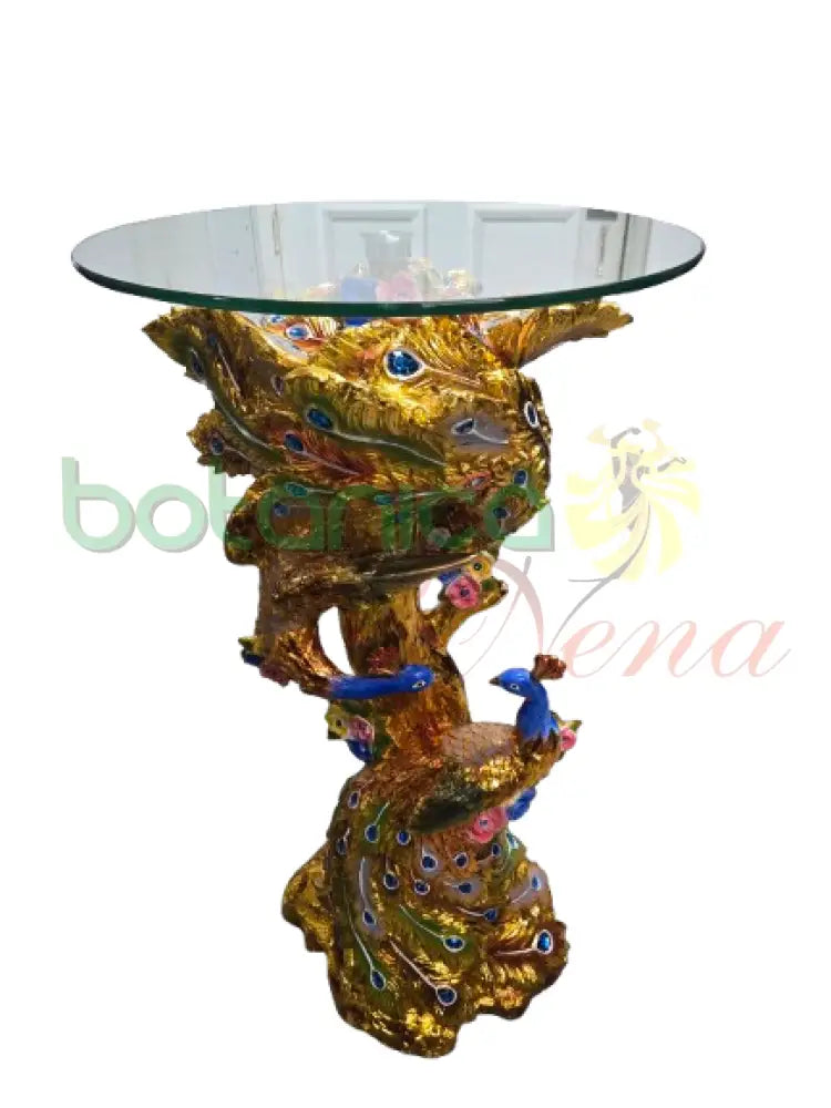 Pedestal / Mesa 2 Pavos Real 36’’ x18’’ colores