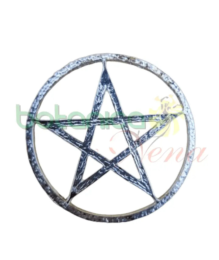 Pentagrama 2"H baño de Plata - Botanica Nena