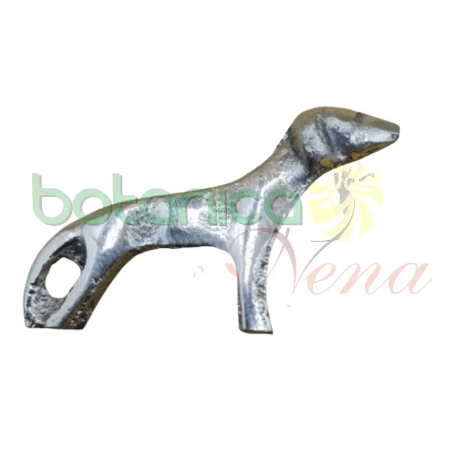 Perro fundido - Perro en metal para San Lazaro - Botanica Nena