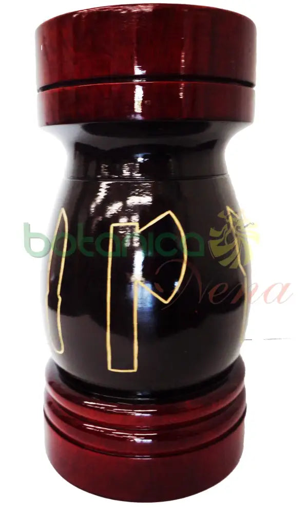 Pilón Tallado - Herramientas Shango De Dos Tonos 20"X9" - Botanica Nena