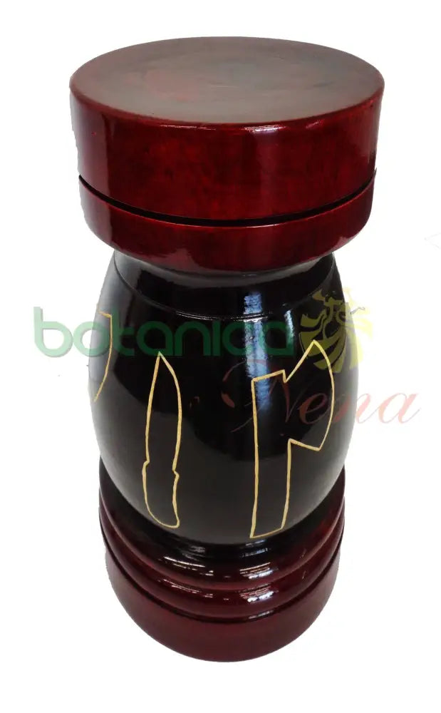 Pilón Tallado - Herramientas Shango De Dos Tonos 20"X9" - Botanica Nena