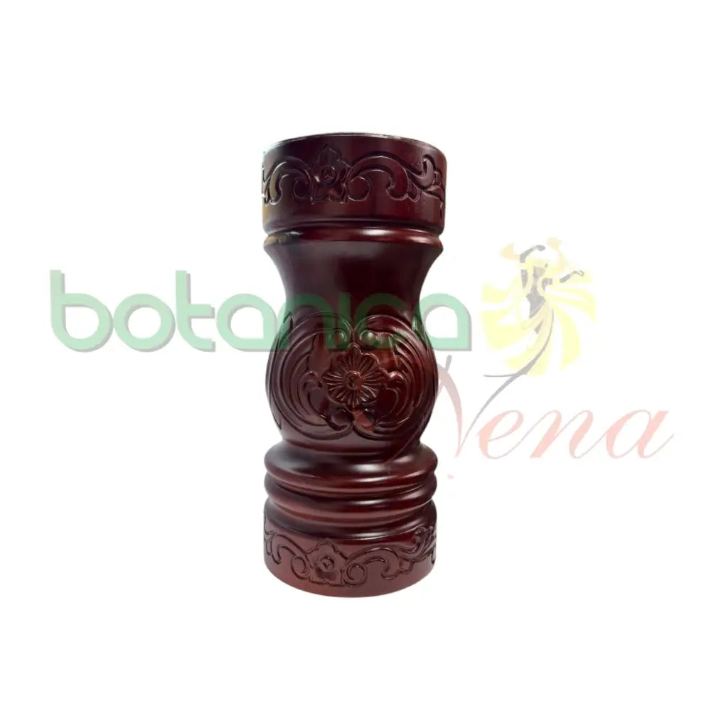 Pilón Tallado Shango 22’’X10’’ Cerezo