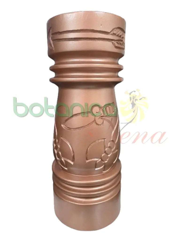 Pilón Tallado Shango Color Ocre