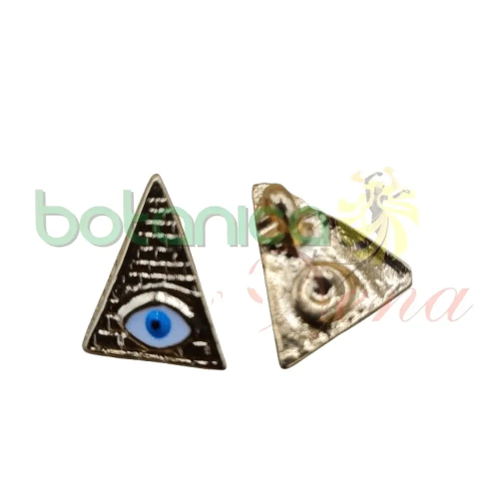Piramide con Ojo Baño de Oro 0.8"H - Botanica Nena
