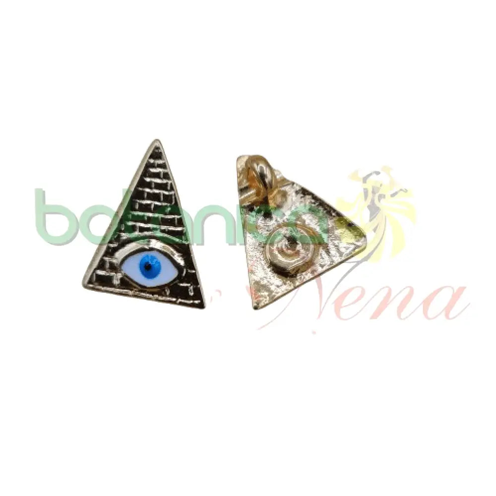 Piramide con Ojo Baño de Oro 0.8"H - Botanica Nena