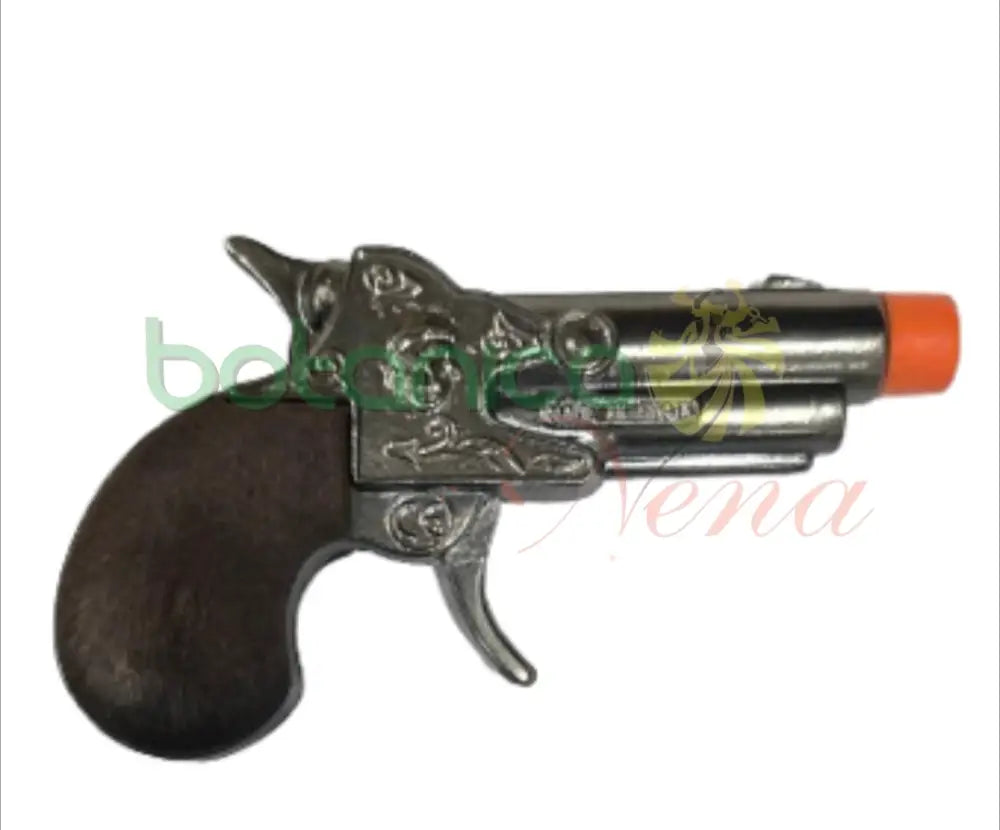 Pistola pequena pirta Deringer 4’’ x 2’’ Aprox