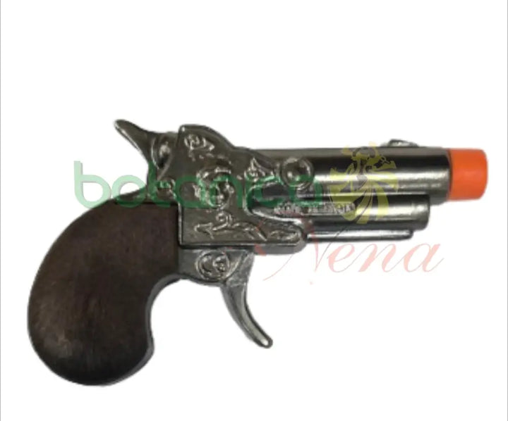 Pistola pequena pirta Deringer 4’’ x 2’’ Aprox