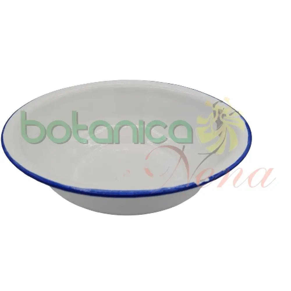 Plato hondo de metal 9"Ancho x 3"Alto - Botanica Nena