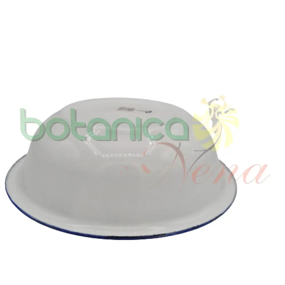 Plato hondo de metal 9"Ancho x 3"Alto - Botanica Nena