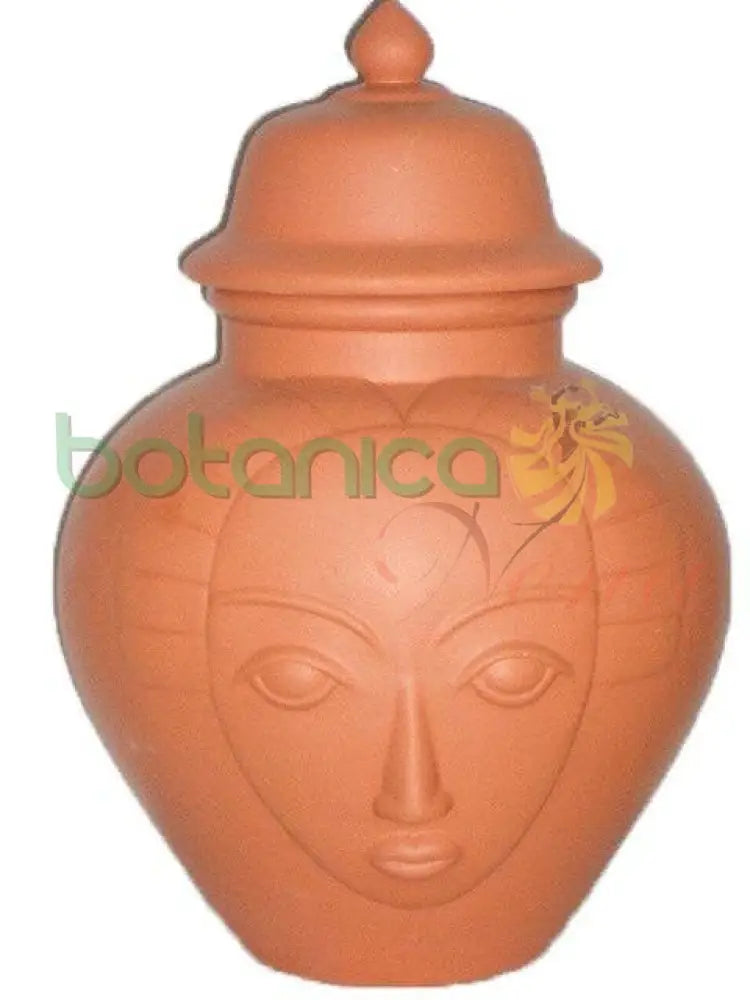 Potiche De Barro Grande Olokun 18"X13" - Botanica Nena