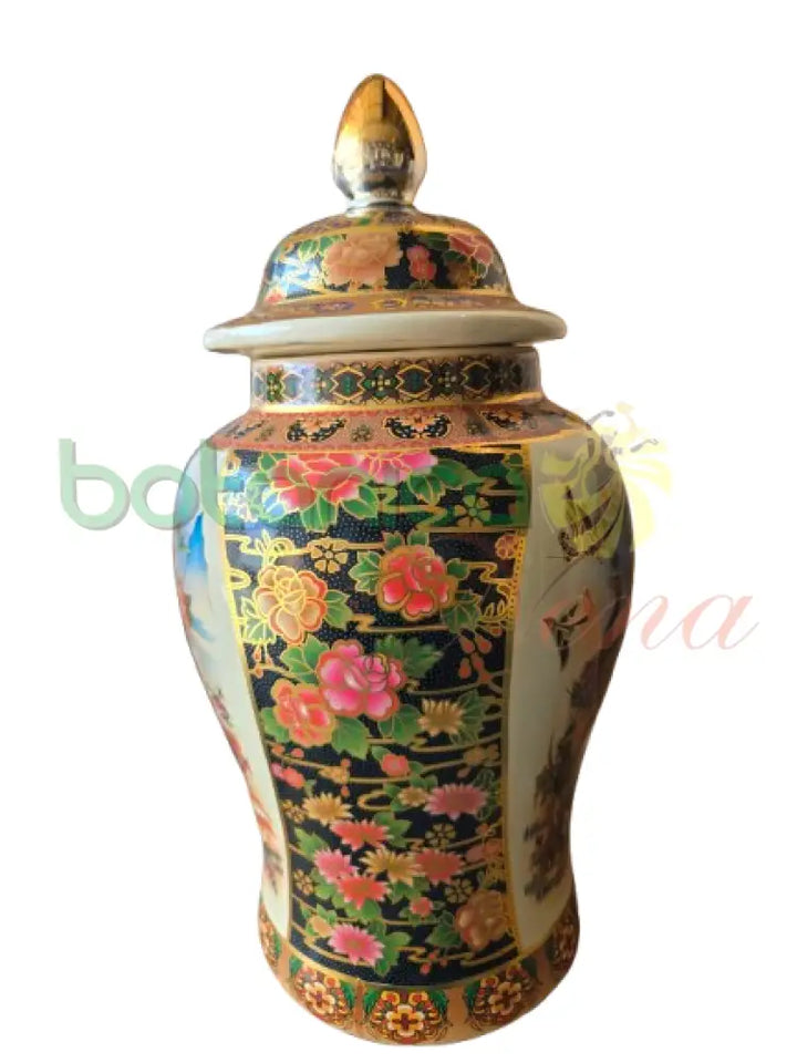 Potiche Satsuma Olokun / Oshun 18’’x10’’