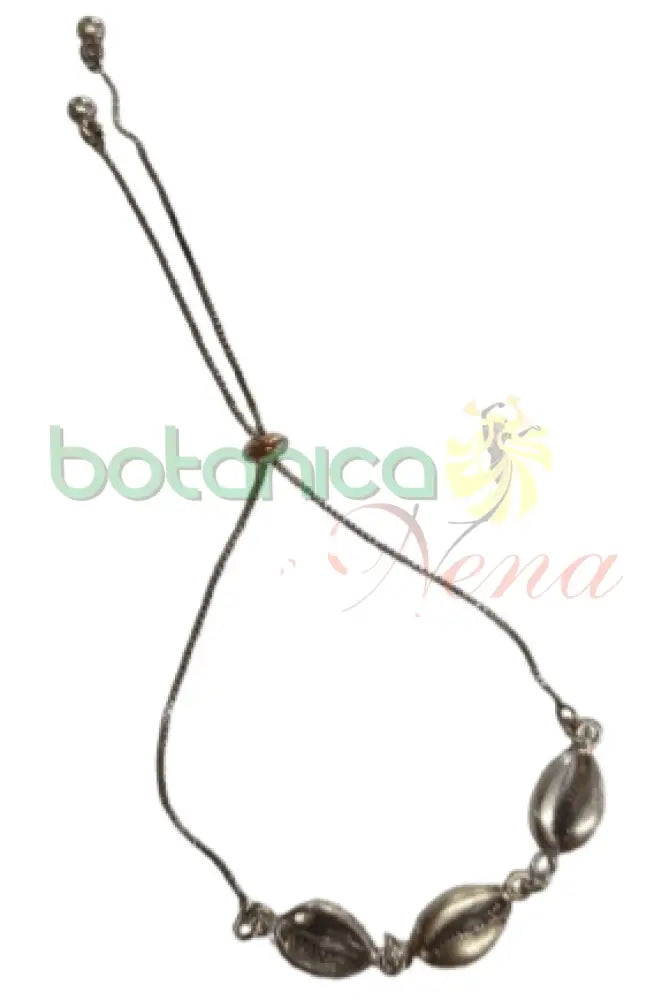 Pulsera de 3 caracoles en baño de oro o de plata - Botanica Nena