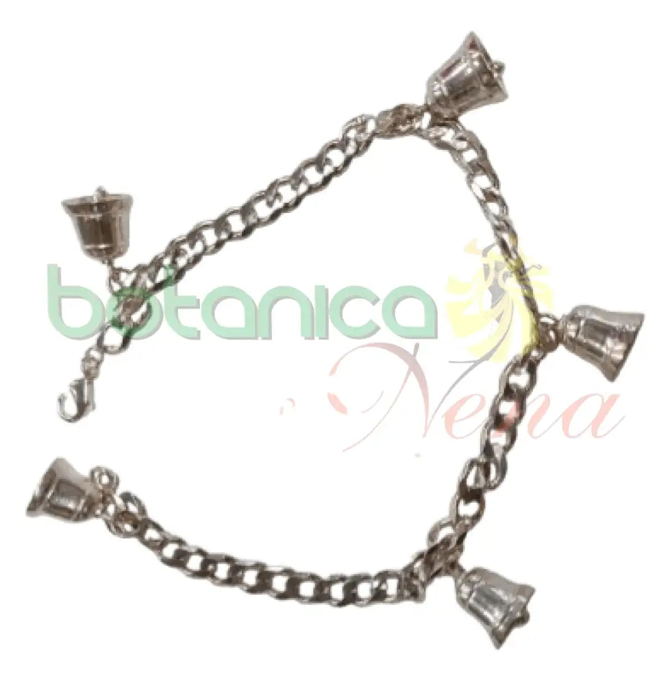 Pulso 5 campanas Tobillo  baño de oro o Plata - Botanica Nena