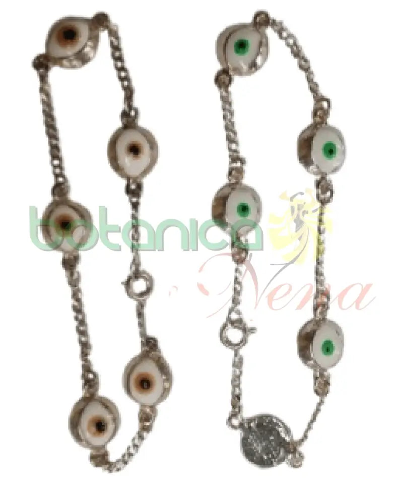 Pulso de 5 Ojos baño de oro o de Plata - Botanica Nena