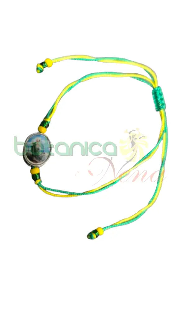 Pulso Hilo para la suerte imagenes religiosas Hilo Verde y Amarillo imagen San Judas